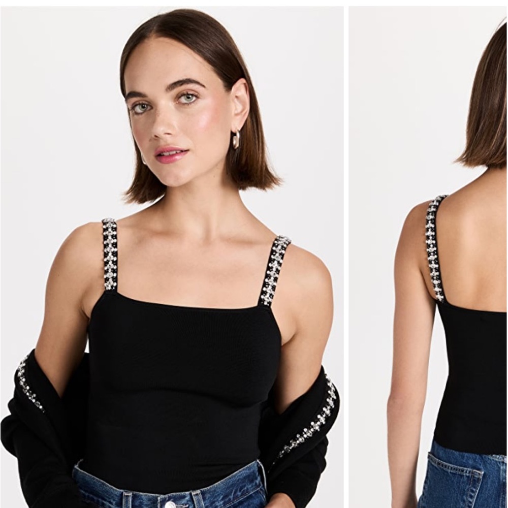 Drina rhinestone top